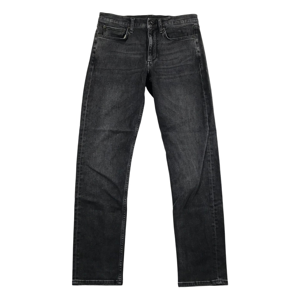Rag & Bone Fit 1 Slim Jeans‎ Dorset Faded Black Mens 31x32 MED21P1223BMDO